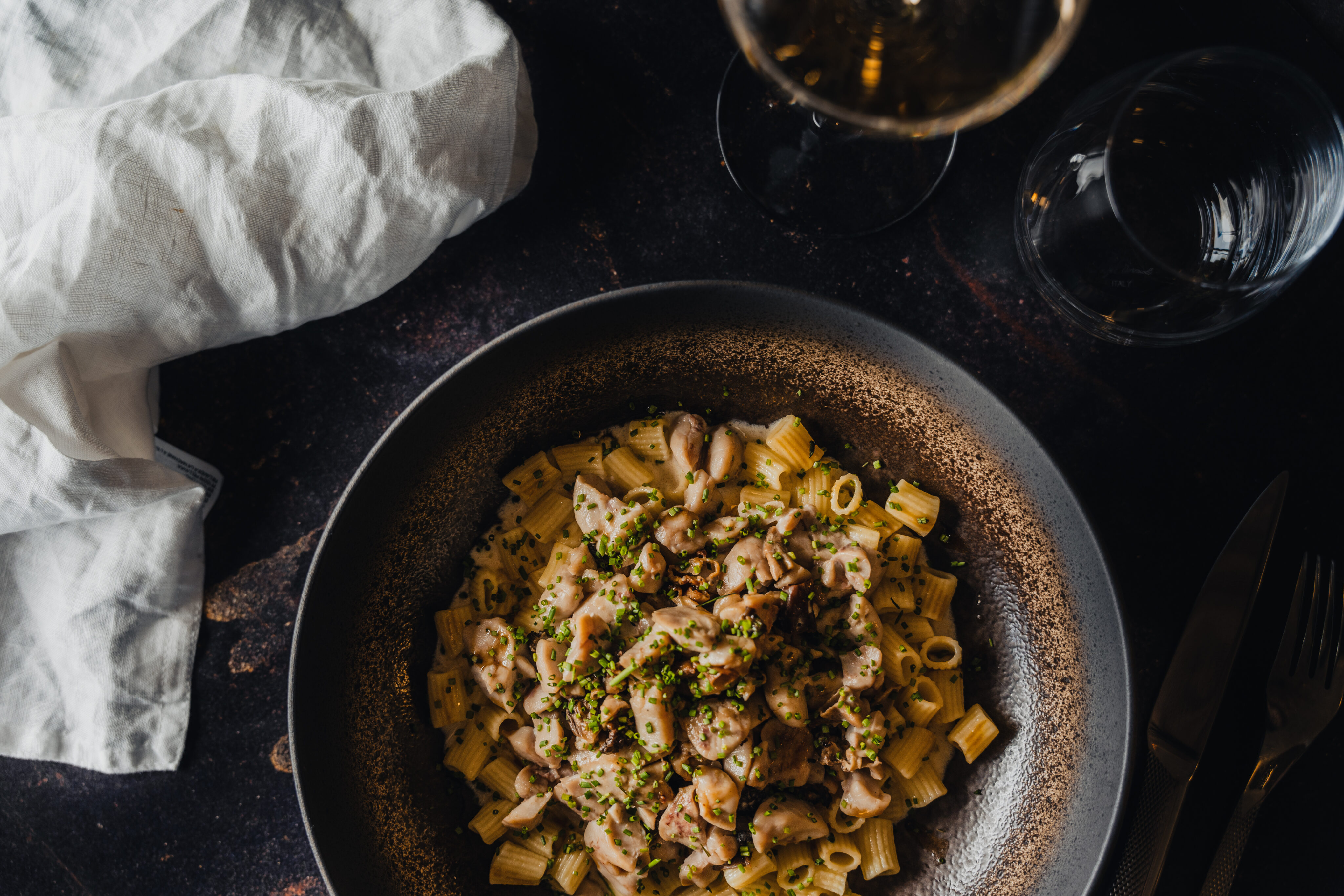 Ris de Veau creme et morilles par le cheverny traiteur et restaurant