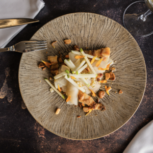 Raviole de céleri farcie