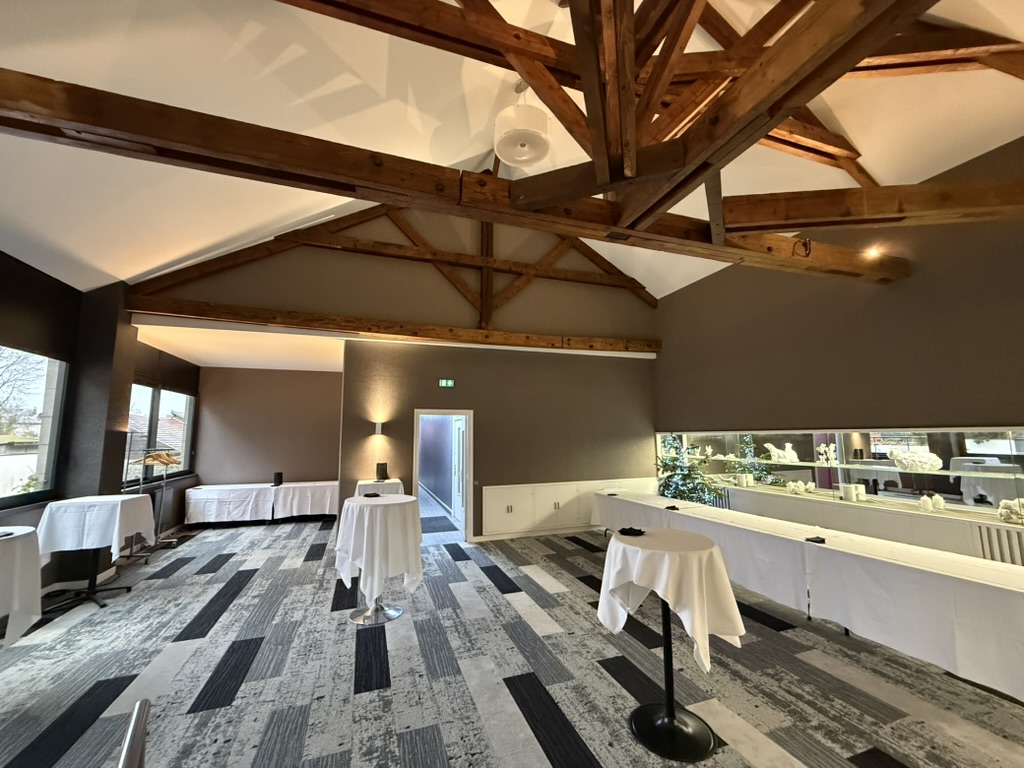 Salle du Cheverny aménagée pour une réception
