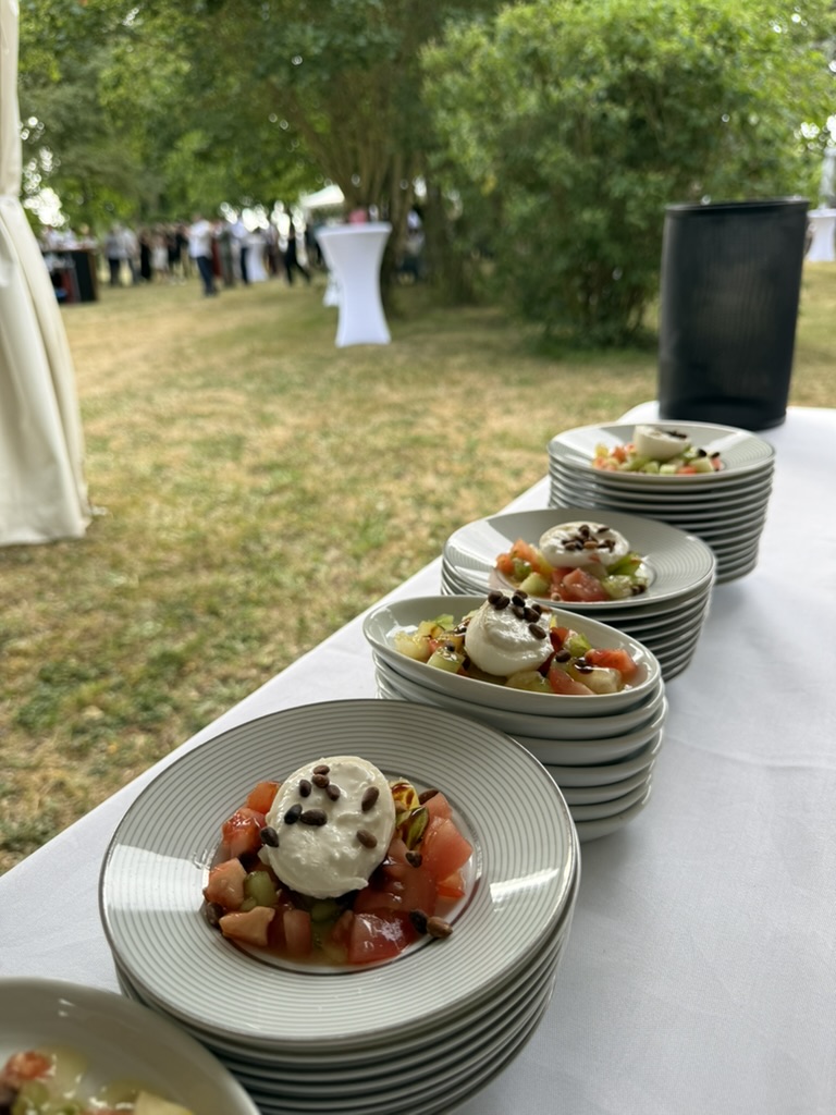 Bar à mozzarella pour une réception Le Cheverny